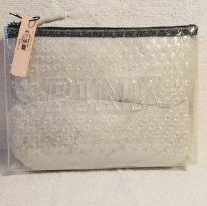 Glitter makeup bag